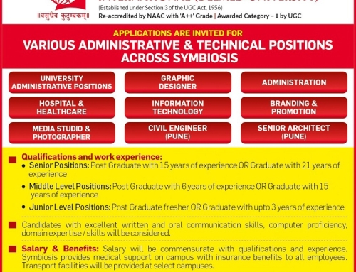 SIBM Pune is actively looking for MDP officer /academic coordinators / supervisors / other administrative positions.